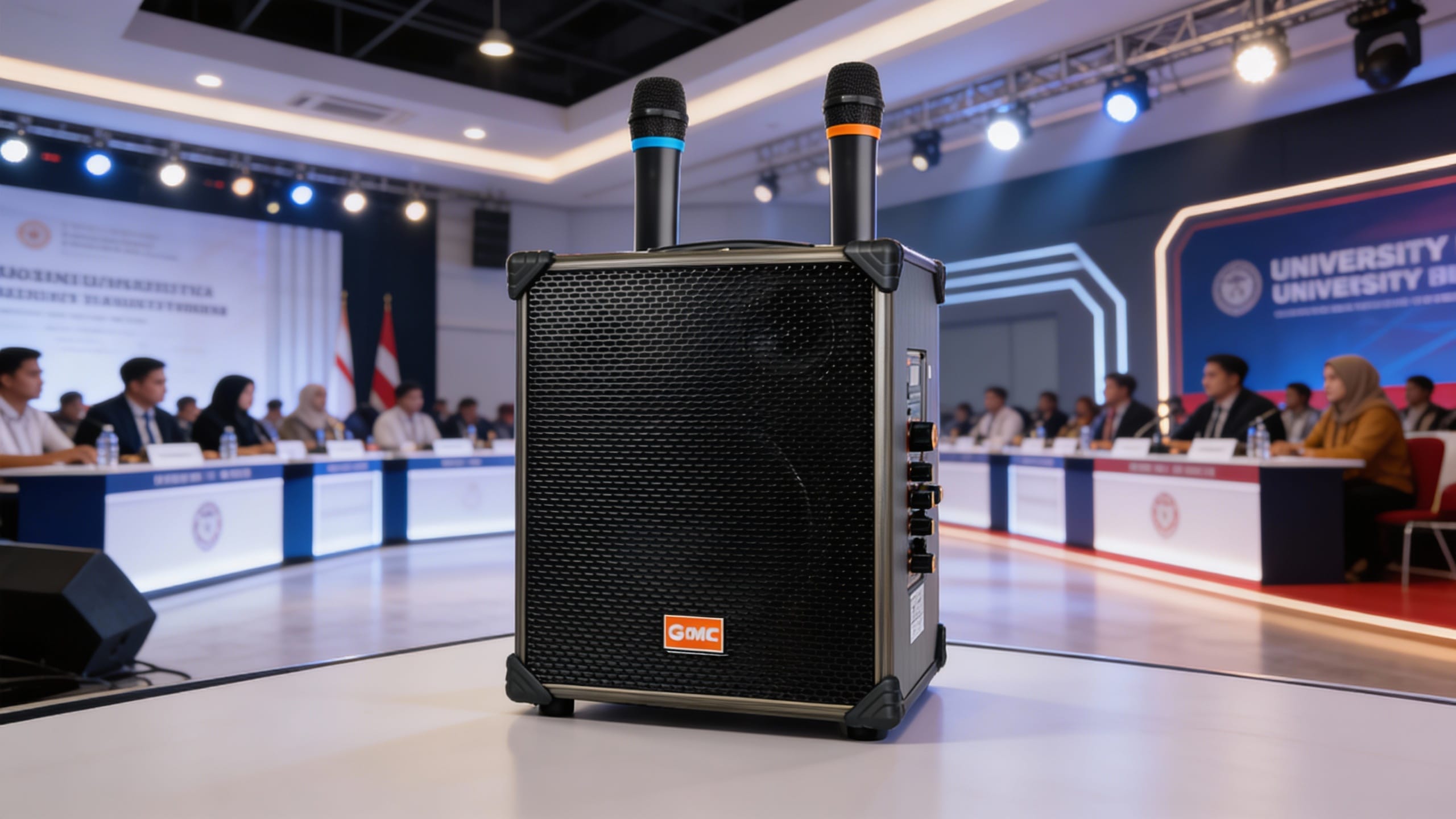 Sewa speaker portable GMC 899q untuk event di Malang