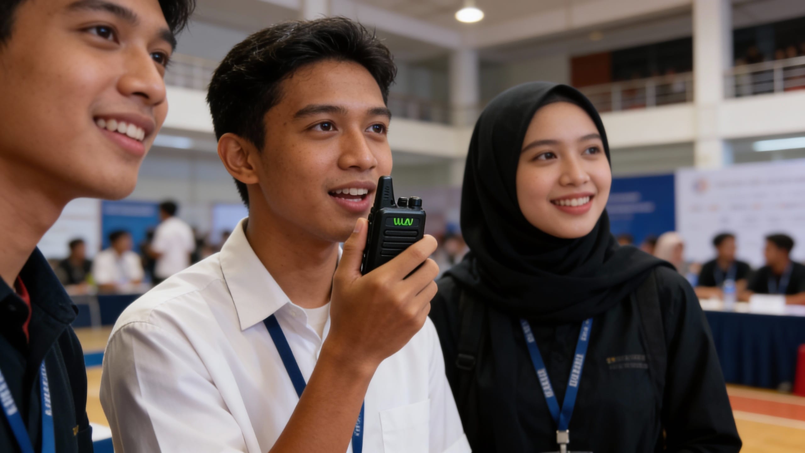 Sewa HT Denpasar WLN C1 untuk event kampus dengan baterai tahan seharian
