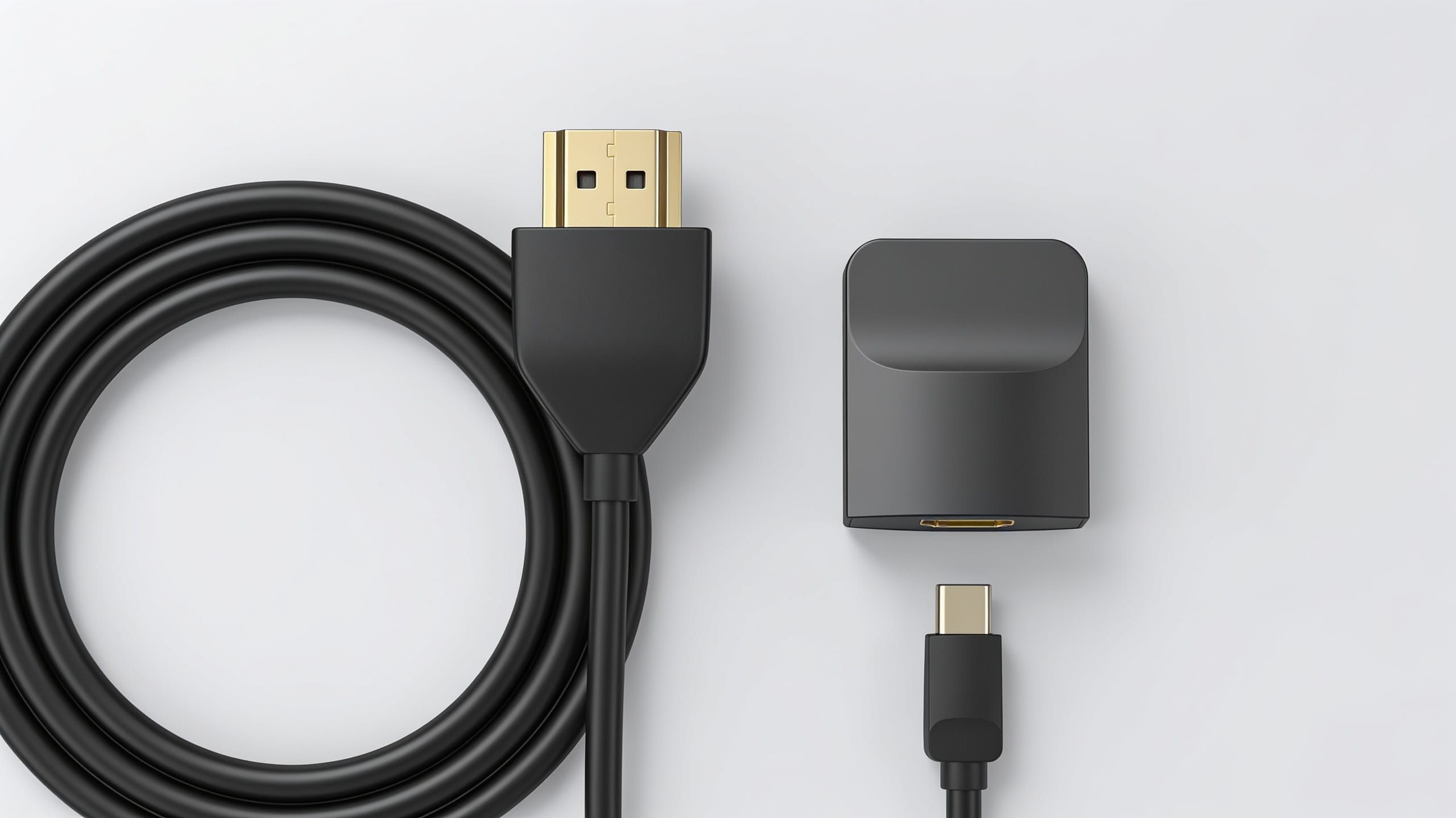 Sewa converter type c to HDMI Malang beserta kabel HDMI satu paket