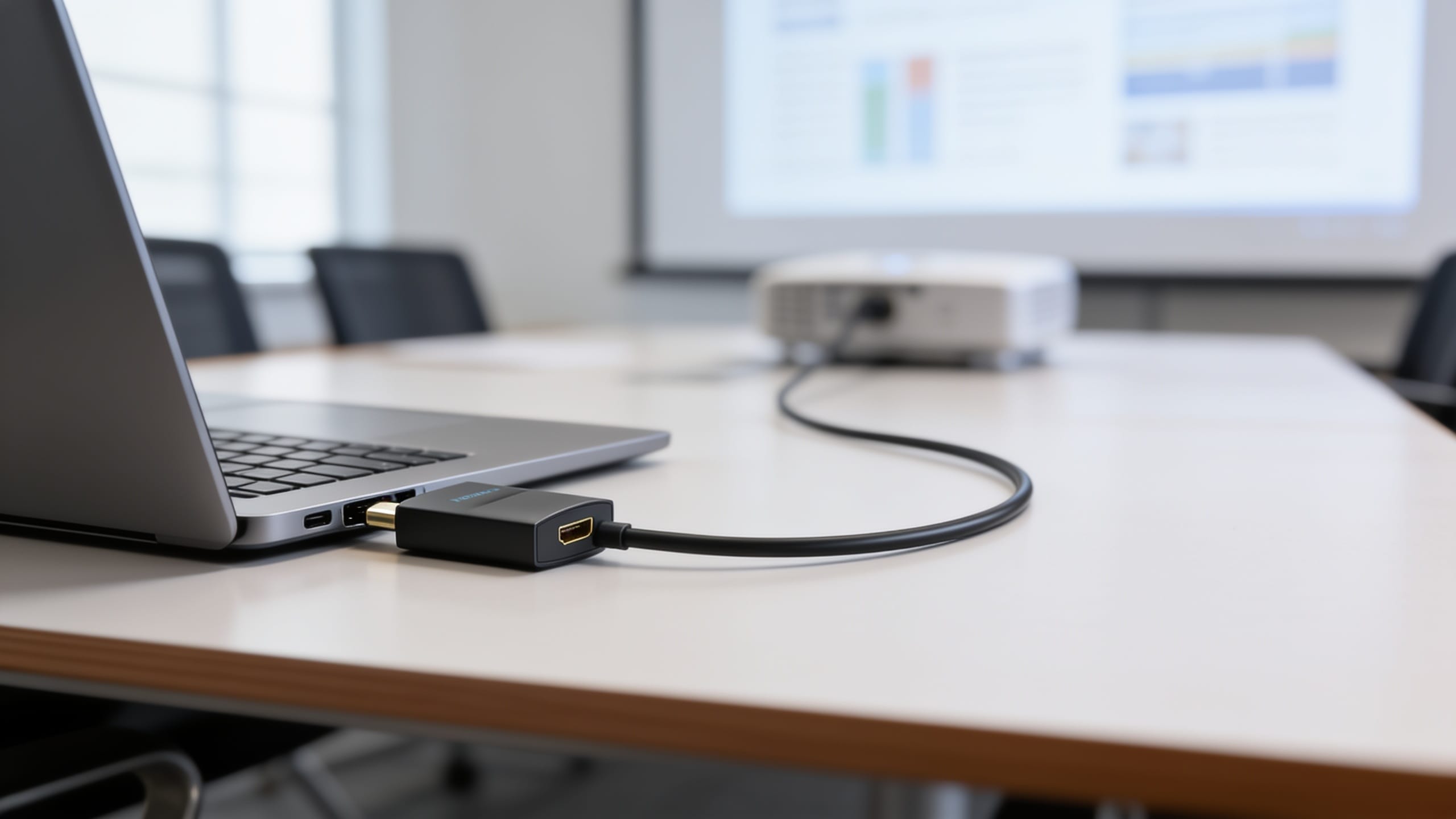 Laptop Nggak Ada Port HDMI? Ini Cara Nyambung ke Proyektor 1 Sewa converter type c to HDMI Malang untuk laptop tanpa port HDMI ke proyektor